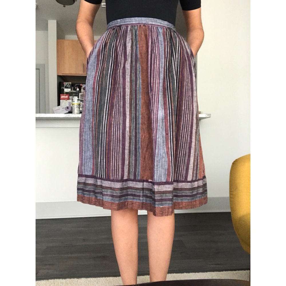 Cute Vintage Paddle and Saddle Skirt